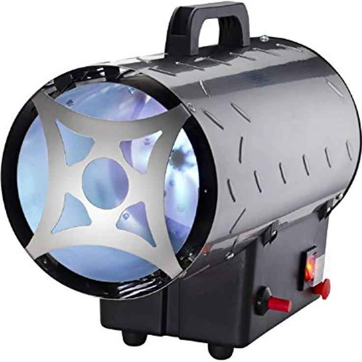 ROWI Gas Heizgebläse 10 kW 580 m³/h inkl. Gasschlauch, Druckminderer & Piezozündung I Ventilationsfunktion im Sommer I Leicht & robust I Hohe Sicherheit | Einfacher Transport
