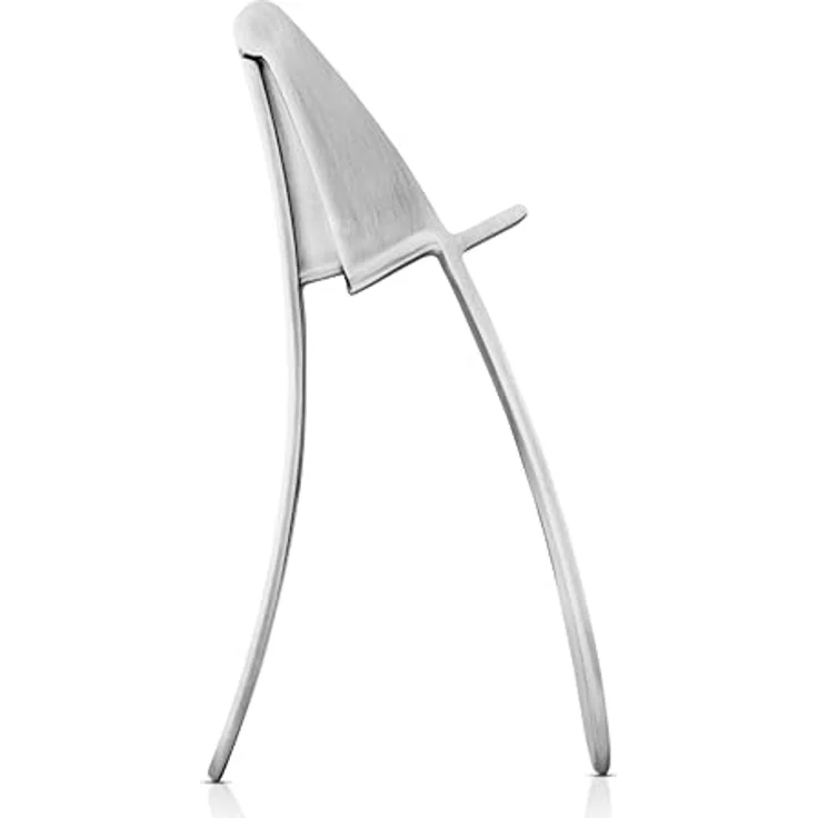 Eva Solo Knoblauchpresse, ergonomisches Design aus brushed Steel, kraftsparend und spülmaschinengeeignet – Bild 4