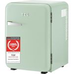 TZS First Austria Minikühlschrank | Retro Design | Einstellbare Kühlleistung | Türgriff | 40L | mint