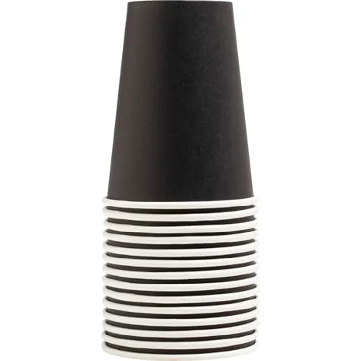 PRO NAPPE Pro Tischdecke 89111i, 15 Becher, 20 cl, Karton, Schwarz, FSC-zertifiziert – Bild 1
