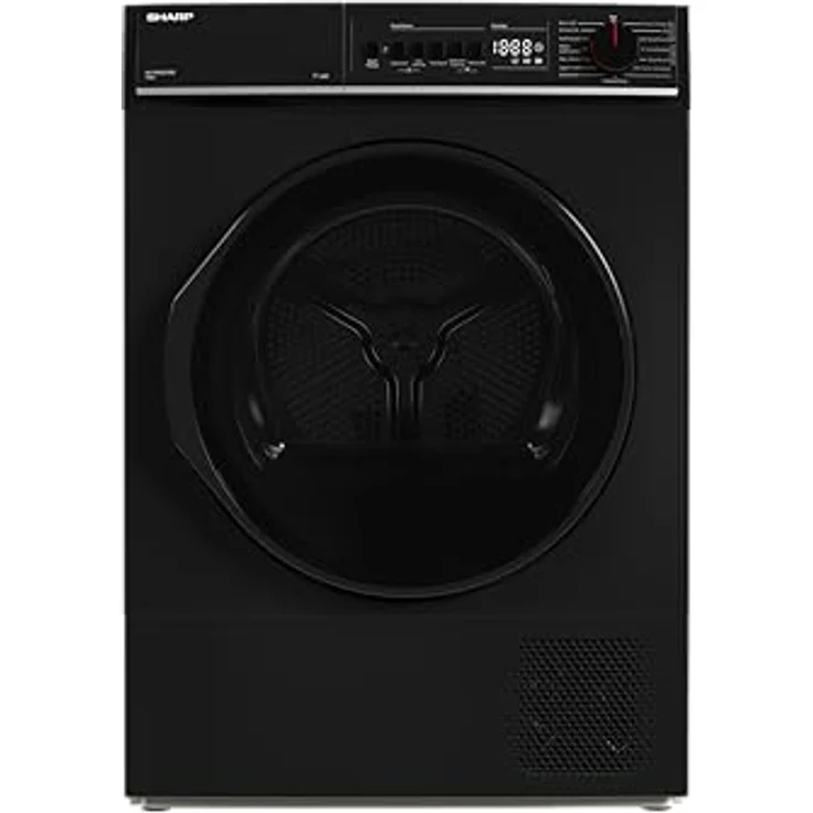 Sharp KD-PRO0S7GBD-DE Wärmepumpentrockner 10 kg, WiFi, mit Sensortrocknung und automatischem Knitterschutz, Edelstahl/Glas-Tür – Bild 1