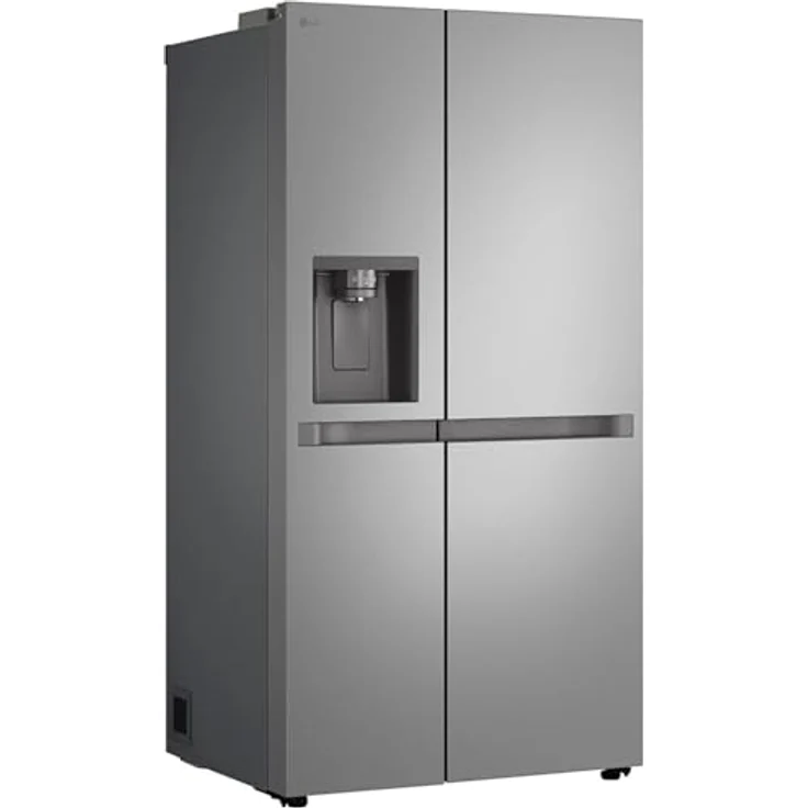 LG GSLC40PYPE, Side-by-Side Kühlkombination mit 638 l Nutzinhalt, Total NoFrost und MultiAirflow, Silber – Bild 1