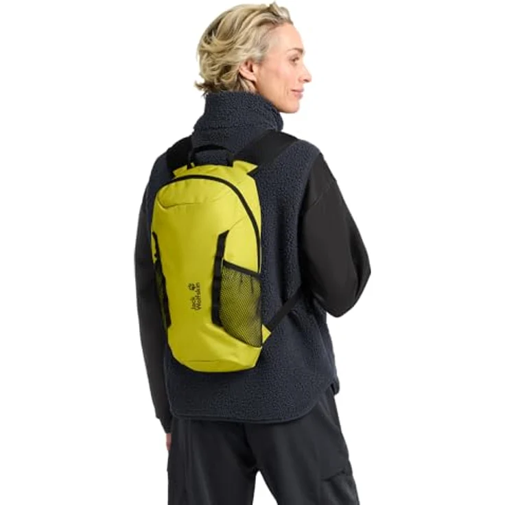 Jack Wolfskin Daypack VELOCITY LITE 10, leichter Rucksack mit AEROSHAPE LITE Tragesystem und Trinkblasenfach, schwarz – Bild 4