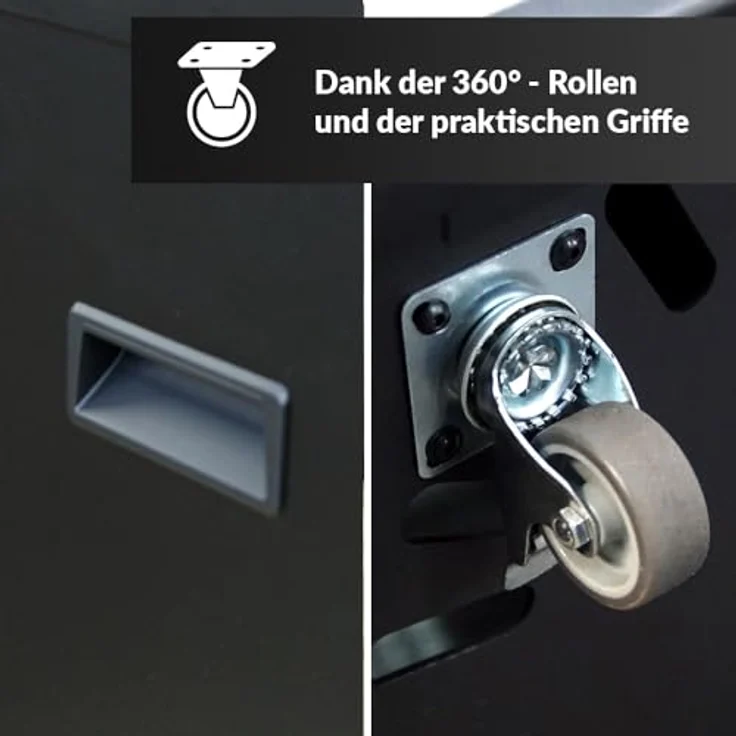 KRATKI Patio Light - Terrassenheizer Gas 8,2 kW - Set mit Reduzierstück - Heizstrahler Terrasse - Heizpilz für Garden - Gartenkamin - Deko Terrasse Outdoor, Schwarz – Bild 5