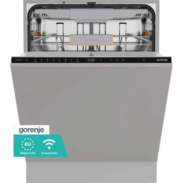 Gorenje GV673B65, Vollintegrierbarer Einbaugeschirrspüler für 16 Maßgedecke, Energieeffizienzklasse B, mit Startzeitvorwahl
