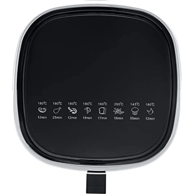 Ufesa AF5100 Heißluftfritteuse XXL Smart mit WLAN White Phantom Friteuse Luftfritteuse ohne Öl, 5 l, digitale Touch-Steuerung, 8 Programme, 1500 W, APP mit Rezept, Temperatur und Zeit einstellbar – Bild 4