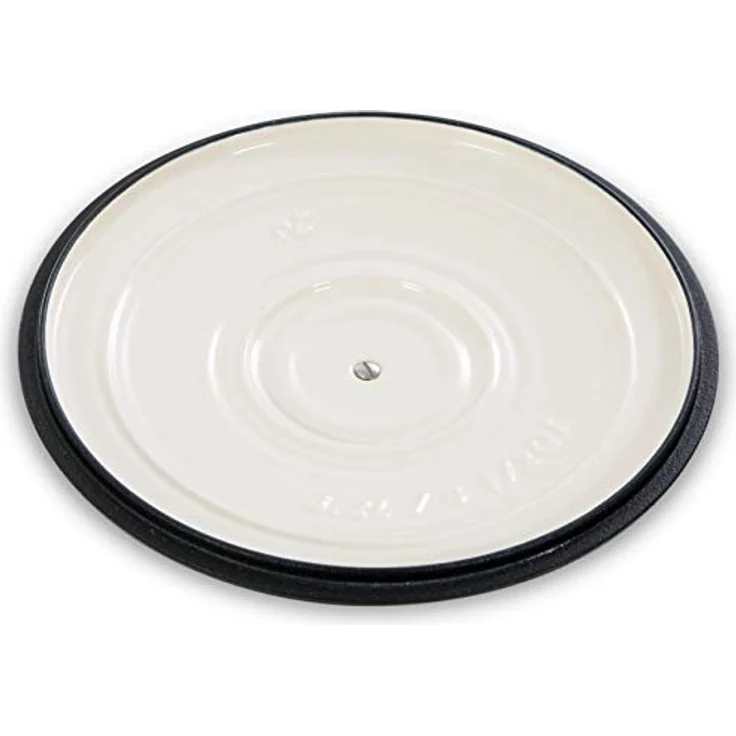 BK Cookware H6071.524 BK Bourgogne Schmortopf 24 cm-4.2L, liertes Gusseisen, Deckel mit Tropfringen, Induktions--Backofengeeignet, Spülmaschinenfest, Jet Schwarz – Bild 10
