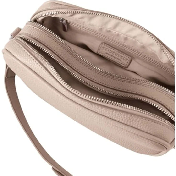 Seidenfelt Malvik Umhängetasche, 24 cm in Braun, 100% Polyurethan, ideal für den Alltag – Bild 3