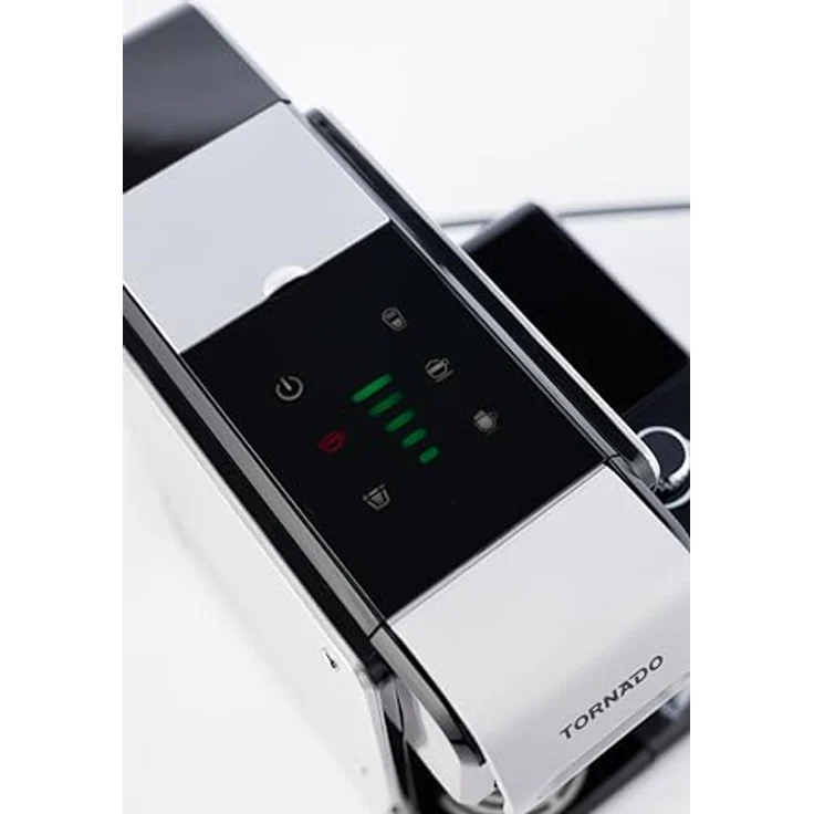 Tornado TST-550M-GS, 7 in 1 Multi-Kaffeekapselmaschine, 19-bar, vollautomatisch, silber-schwarz, 1 l Wassertank, LCD-Display – Bild 6