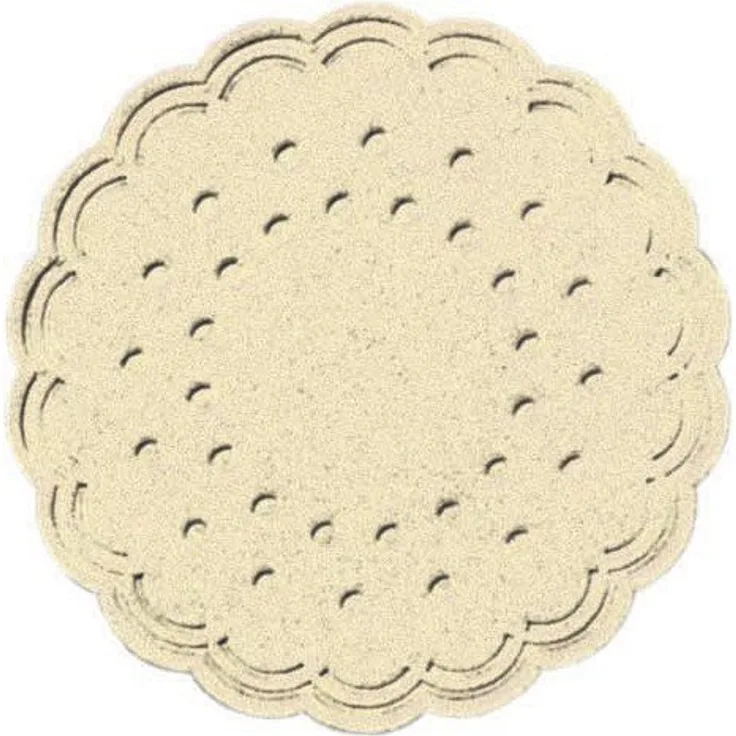 Duni Untersetzer 8lagig Tissue Uni Champagne, ø 7,5 cm, 250 Stück