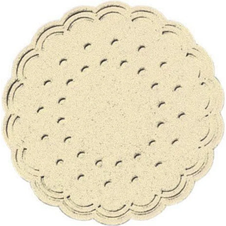 Duni Untersetzer 8lagig Tissue Uni Champagne, ø 7,5 cm, 250 Stück