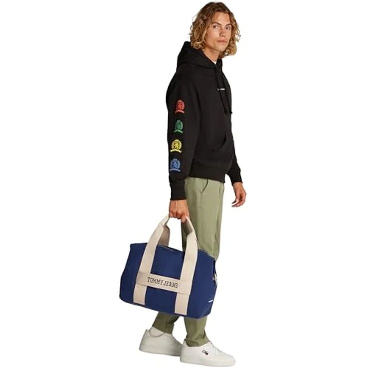 Tommy Hilfiger Jeans Retro Cool Weekender Reisetasche, 44 cm, blau, 100% Polyester – Bild 5