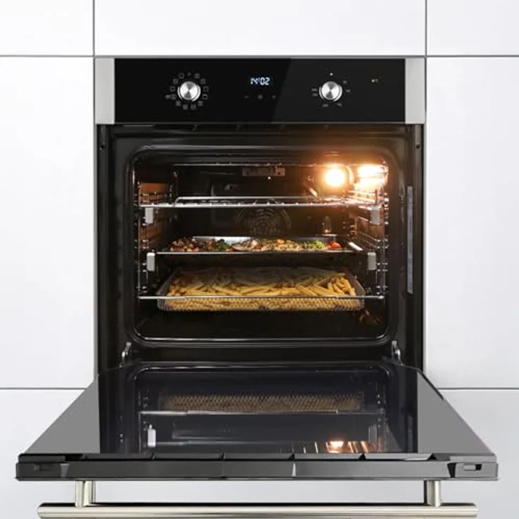 KKT KOLBE Herdset SET8810CH77RL, Backofen mit PowerAir Heißluft-Funktion und autarkem Glaskeramikkochfeld, 77 cm, A+ Energiekategorie – Bild 4