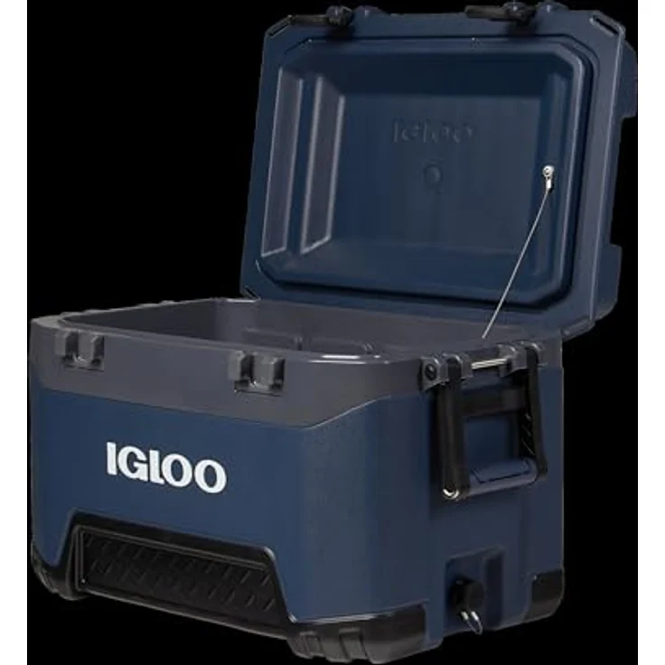 Igloo Bmx 52 passive Kühlbox, 49 Liter, 66 x 41 x 40 cm, grau, blau – Bild 6