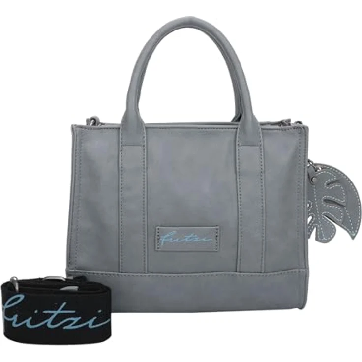 Fritzi aus Preußen Square Handtasche 26 cm, Blau - Praktische Umhängetasche mit ausreichend Stauraum für Wertsachen – Bild 1