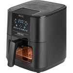 ECG AF 5500 Crunchy Heißluftfritteuse mit 5,5 l Fassungsvermögen, schwarz
