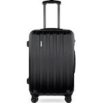 bugatti Lima Hartschalenkoffer 67x45x27,5 cm, 58,1L, 4-Rollen mit TSA-Schloss, Schwarz