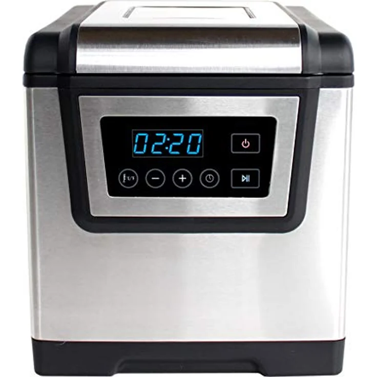 Maxxo SV 06, Professioneller Sous-Vide Kocher 6L, Edelstahl schwarz, 1200W mit Touchscreen, Temperaturoption 25-85 °C, Wasserkreislaufsystem – Bild 3