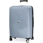 Hauptstadtkoffer TXL Reisetrolley, Hartschalen-Schutzhülle aus Polypropylen, leicht und robust, Arctic Blue, 66cm