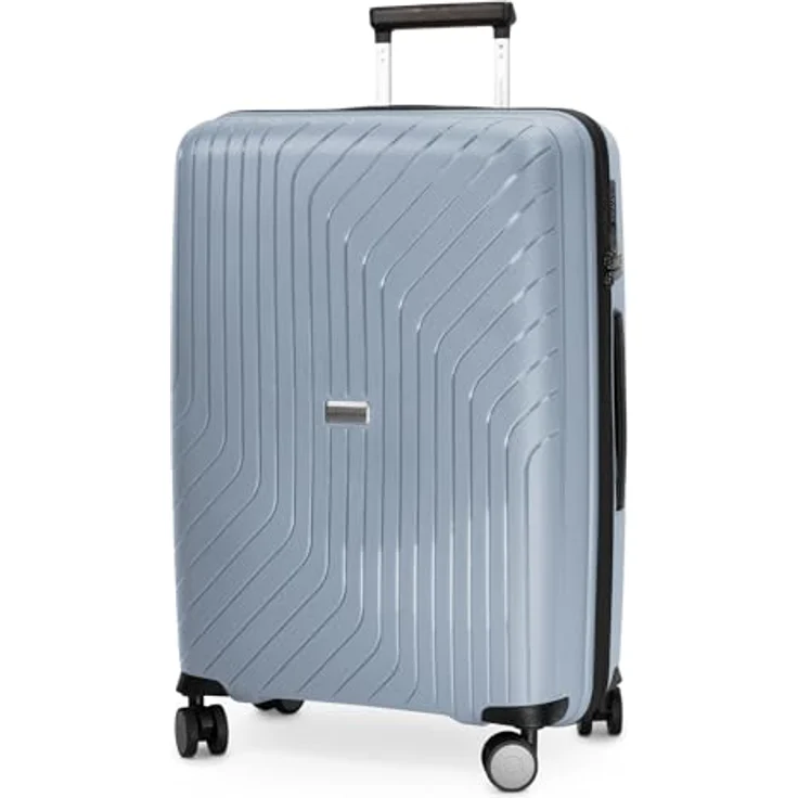 Hauptstadtkoffer TXL Reisetrolley, Hartschalen-Schutzhülle aus Polypropylen, leicht und robust, Arctic Blue, 66cm – Bild 1