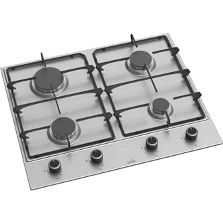 Gasline Einbau-Gasherdset mit Backofenumluft und Gaskochfeld, 69 Liter, 60 cm, 4 Brenner, Edelstahl – Bild 3