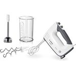 Bosch Hausgeräte Handrührer, ErgoMixx, 750 W, Weiß, grau, MFQ37470, Handmixer, Grau, Weiss