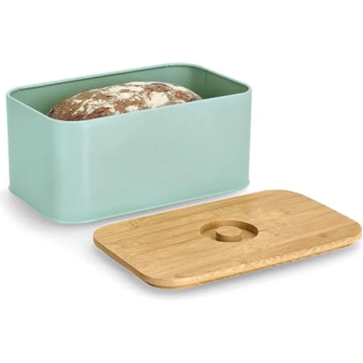 Zeller Present Brotkasten, Brotaufbewahrung, Grün – Bild 2