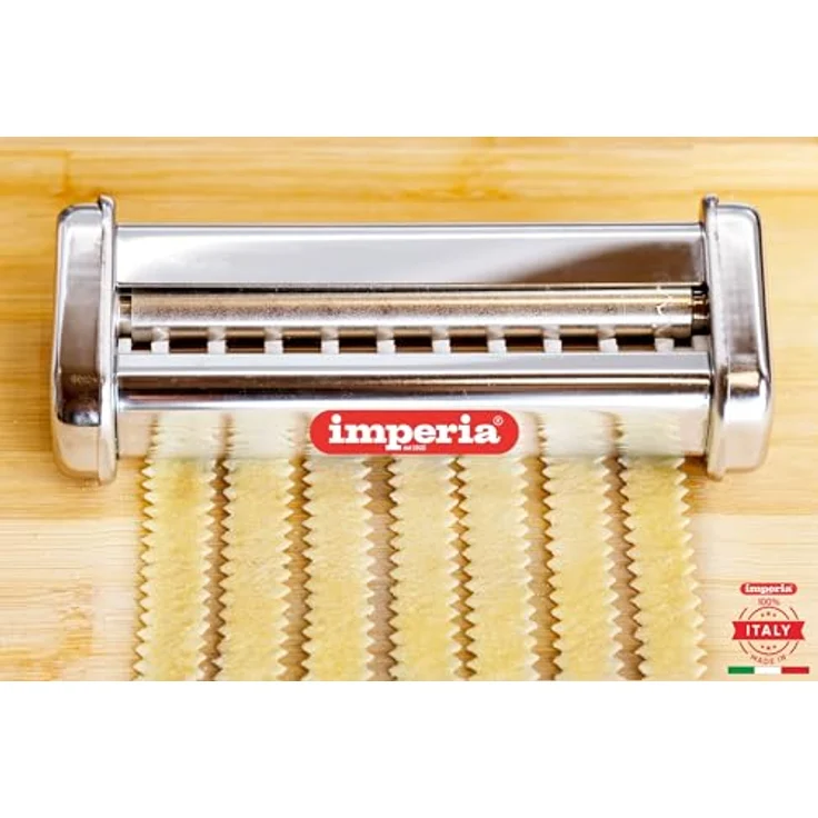 Imperia Simplex Classica Nudelschneider, Zubehör für Nudelmaschinen, 10 Pastaformate, aus hochwertigem Chromstahl, 100% Made in Italy – Bild 2
