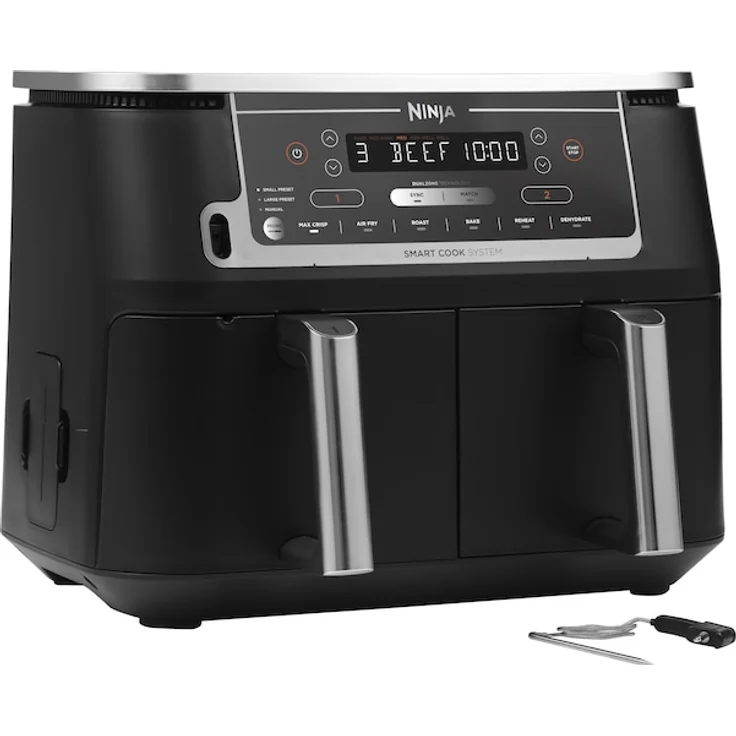 Ninja Foodi MAX Dual Zone Heißluftfritteuse mit digitalem Bratenthermometer AF451EU – Bild 3