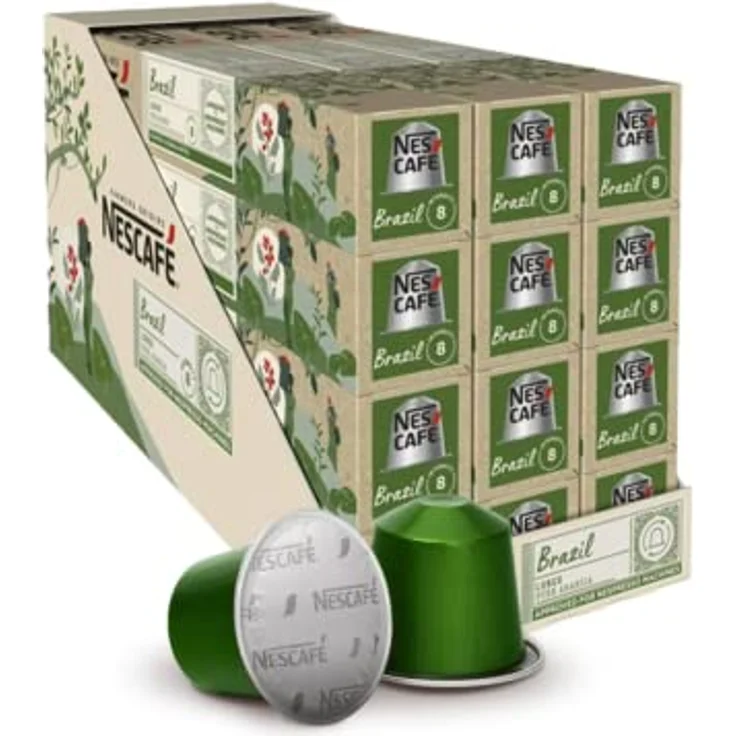 Nescafé Lungo Brazil 12er Set, Farmers Origins, Nespresso Kaffeekapseln, 12 x 10 Stück – Bild 2