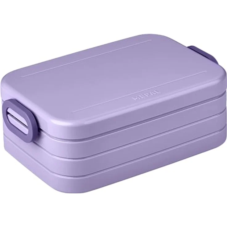 Mepal Lunchbox Bento Lunchbox Take A Break Midi - Vivid Lilac, Meal Prep Box für Sandwiches – Bild 3