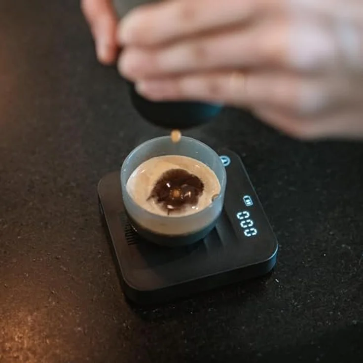 WACACO Exagram Pro, Digitale Küchenwaage mit Timer, 0,1 g bis 2 kg, Wiederaufladbar, Schwarz – Bild 5