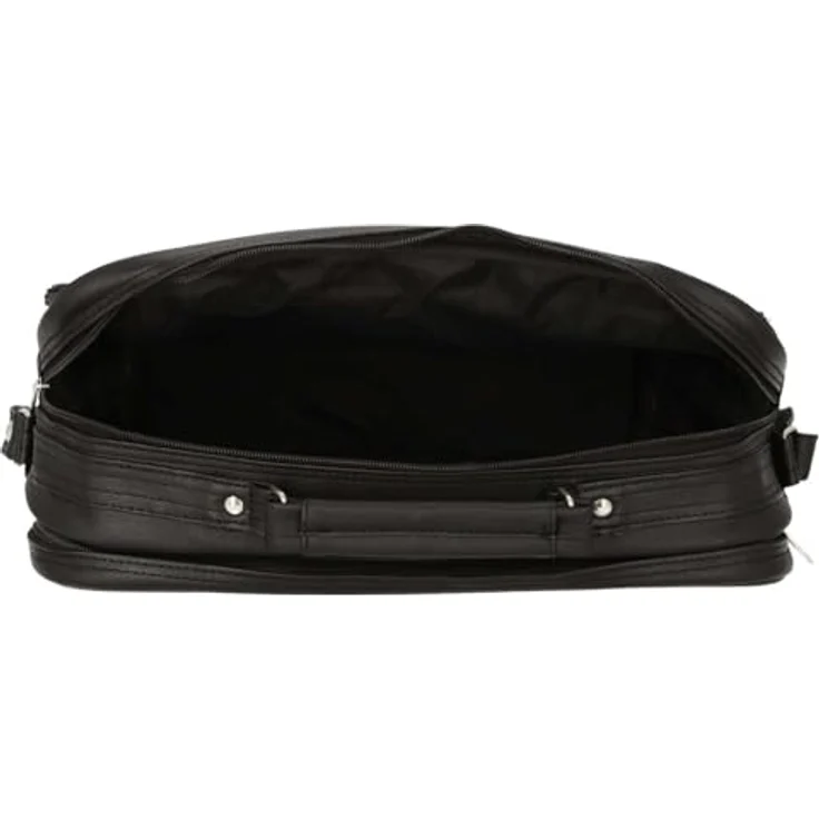 d&n Travel Bags Flugumhänger 39 cm, schwarz, 100% Kunstleder, 39 x 20 x 34 cm – Bild 6