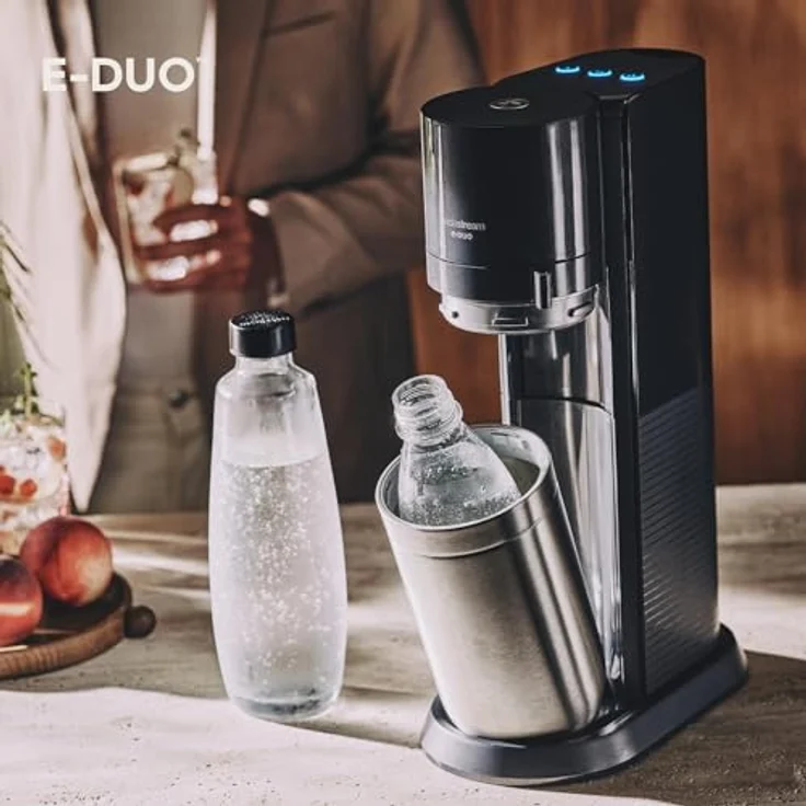SodaStream E-Duo, Wassersprudler, Schwarz – Bild 2