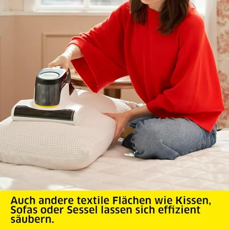 Kärcher VCH 4 UVClean, Matratzensauger mit 99,9% Milben- und Bakterienentfernung – Bild 4