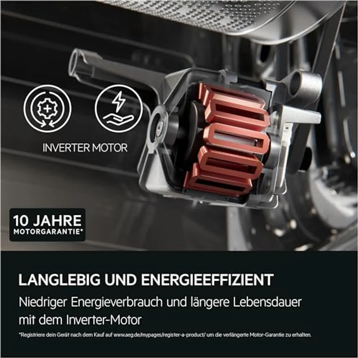 AEG LR8EW75400 8000 Waschmaschine, 10 kg, 1351 U/Min., PowerCare, ProSteam, Connectivity – Bild 13