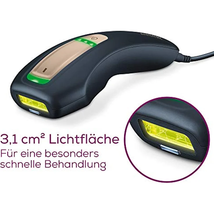 Beurer IPL-Haarentferner IPL 5800 Pure Skin Pro, Bis zu 600.000 Lichtimpulse, Klinisch getestete Technologie für höchste Sicherheit zuhause – Bild 5