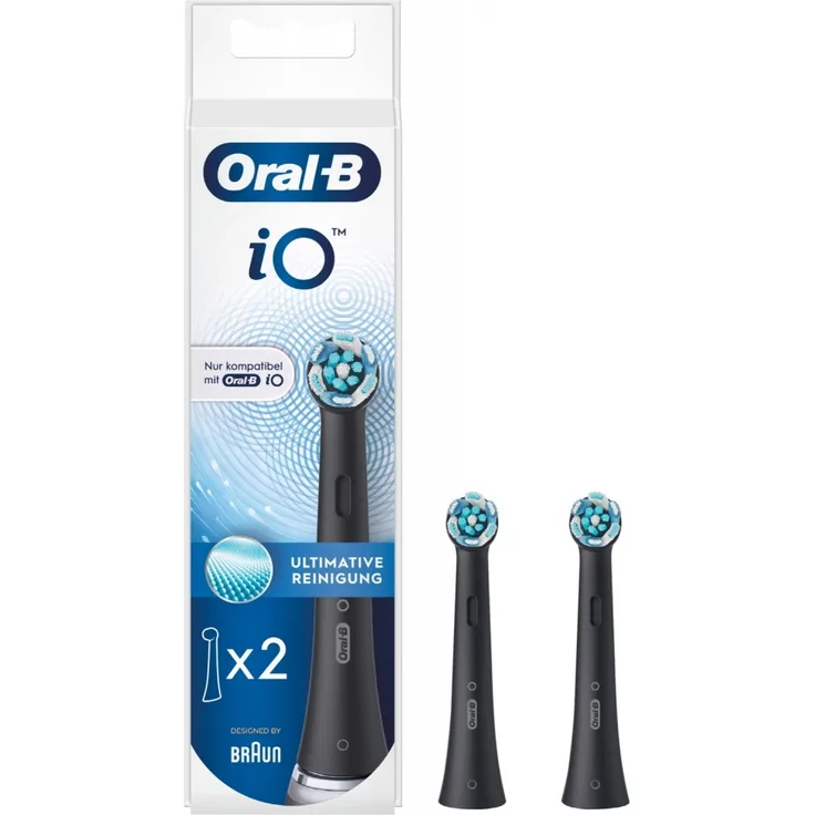 Braun Oral-B DAM-0003605 Ersatz-Zahnbürsten, Ultimative Reinigung, schwarz