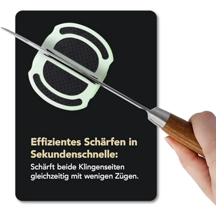 DMT SimpleSharp Diamant Messerschärfer, beidseitig schärfend mit perfektem Schleifwinkel, Mint – Bild 2