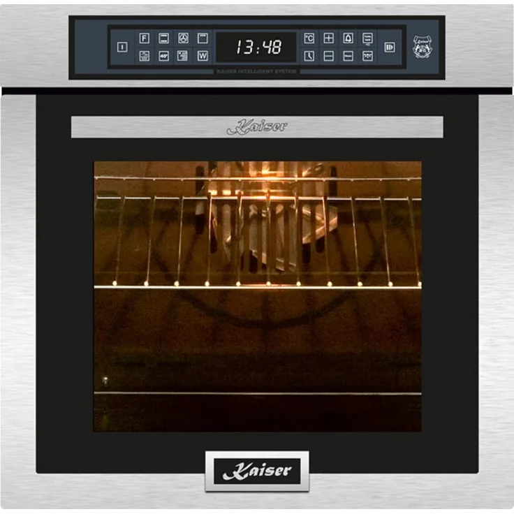 Kaiser Küchengeräte Einbaubackofen EH 6306 R/5 Jahres Garantie, Edelstahl, 79L 15 Fkt. Grill Air fryer Full Touch