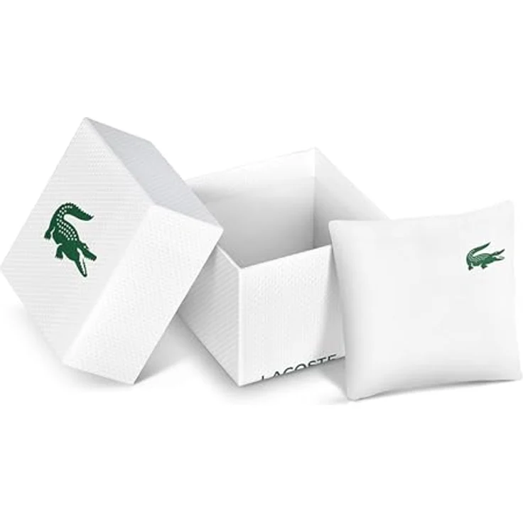 Lacoste Quarzuhr LISBON 2011372, Herrenuhr mit schwarzem Lederarmband – Bild 8