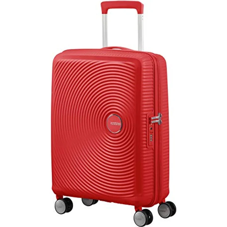 American Tourister Soundbox - Spinner S Erweiterbar Handgepäck, 55 cm, 41 L, Rot (Coral Red) – Bild 1