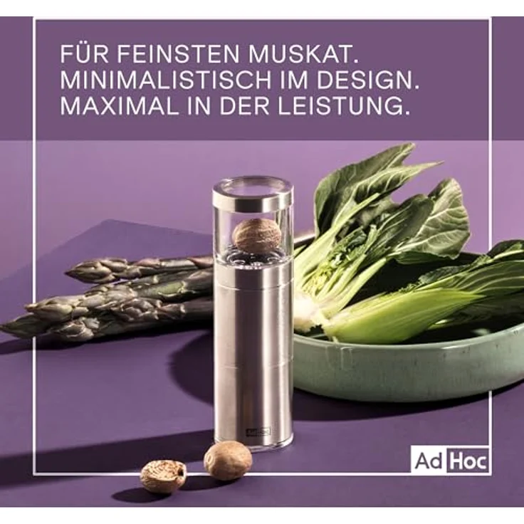 Adhoc Muskat-Mühle MUSKATINO - speziell für Muskat entworfen – Bild 7