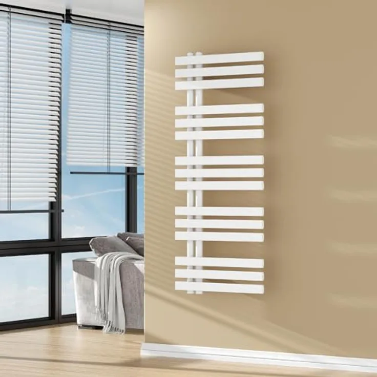 Neu.Haus Slidre, Handtuchheizkörper, 561 W, weiss, platzsparendes Design, einfache Wandmontage