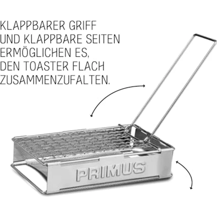 Primus Toaster, Outdoor-Toaster, Maße: 140 x 167 x 15 mm, Stahl – Bild 4
