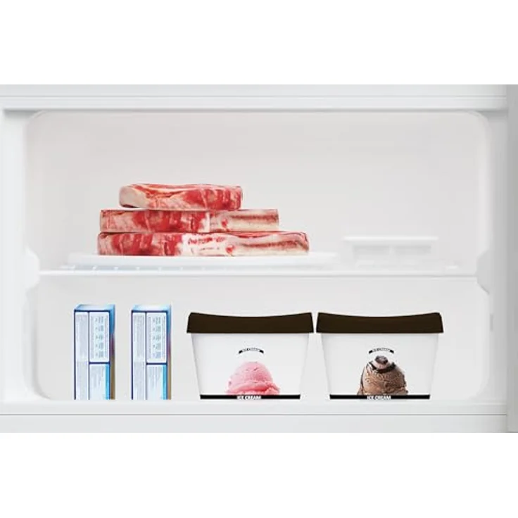 Beko RDSA240K40SN freistehende Kühl-/Gefrierkombination, 223 l Nettovolumen, 177 l Kühlen, 46 l Gefrieren, MinFrost, automatische Abtauung, Silber – Bild 3