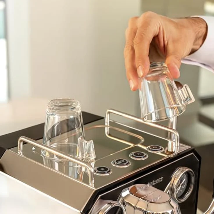 Cecotec Baristeo Intima, Siebträgermaschine mit 1850 Watt und 15 Bar Pumpdruck, Silber – Bild 12