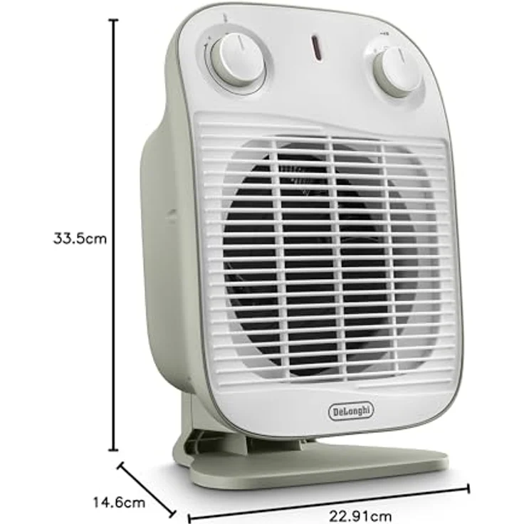 DeLonghi HCM 2030 Konvektor (3 Stufen, 2000 Watt, Räume bis 60 m3) grau, Konvektor – Bild 2