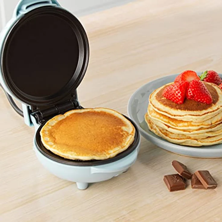 Petra PT4215BLNVDEEU7 Mini-Snackgrill, antihaftbeschichtete und einfach zu reinigende 11,5-cm-Platte, für Mittagessen, Frühstück, Pfannkuchen, Kekse und Ice Cream Sandwiches, 550 W, pastellblau – Bild 5