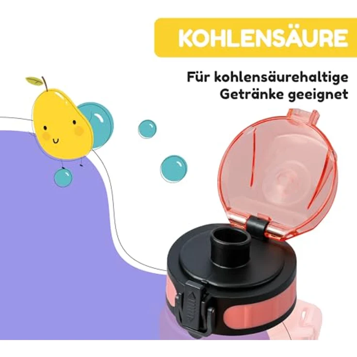 schmatzfatz Ersatzdeckel Höhe: 4,5 cm Durchmesser: 7 cm BPA-frei Koralle – Bild 6